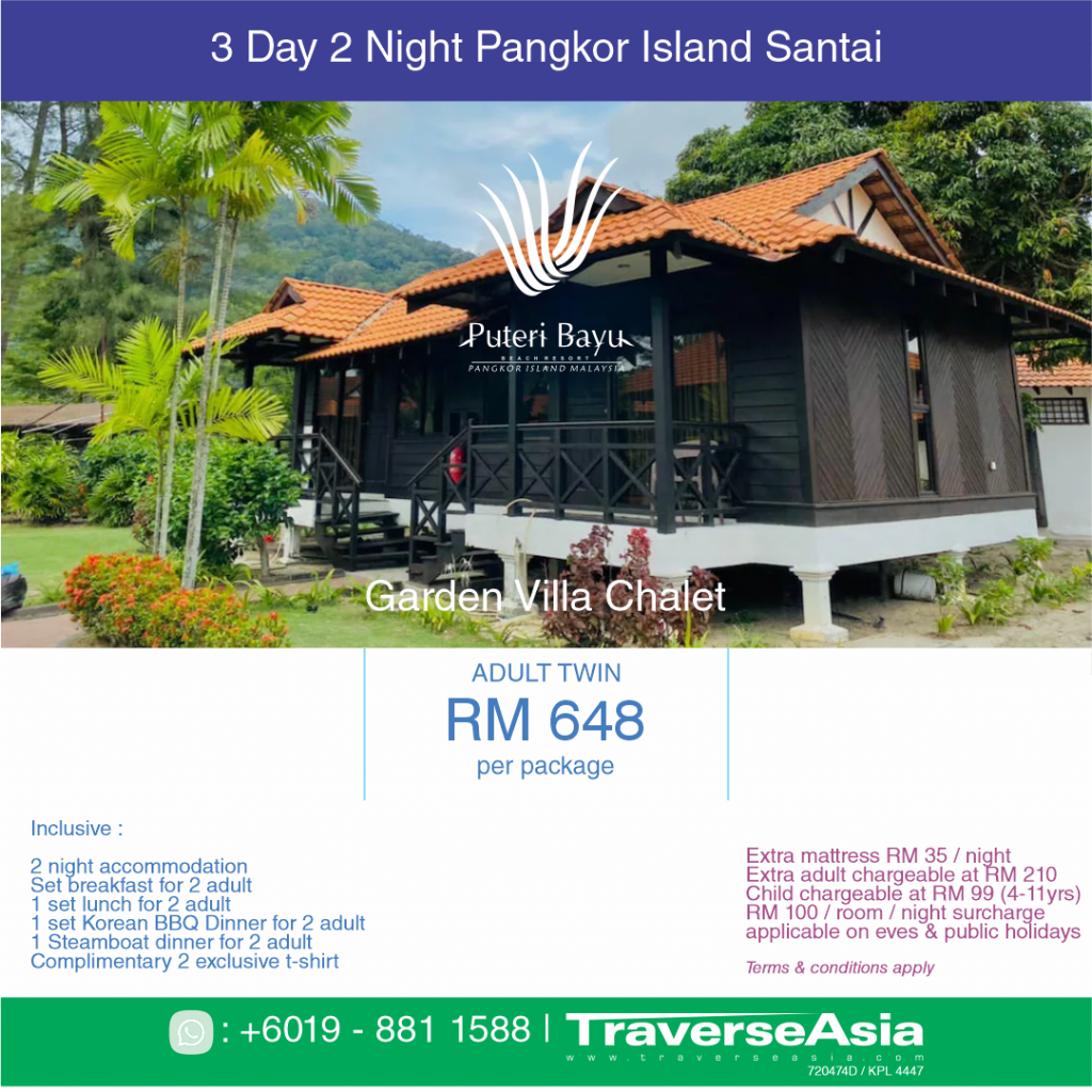 Puteri Bayu Santai Garden Villa Chalet